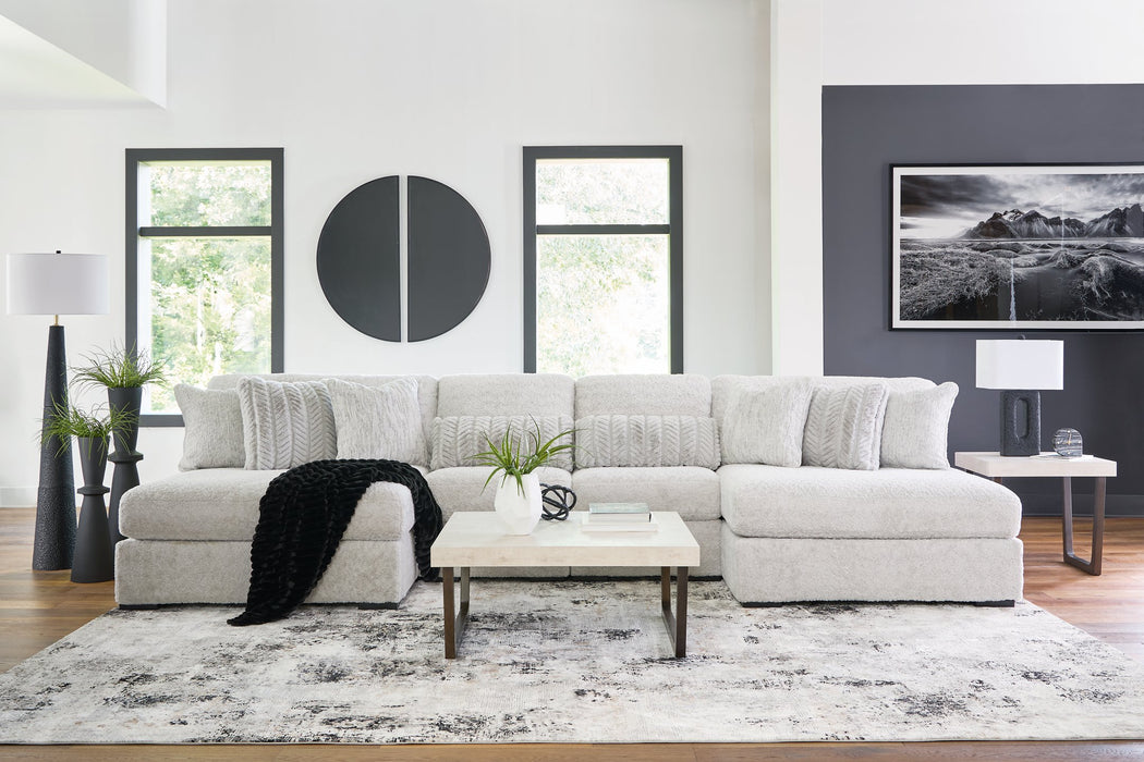 Cuddle Plush Sectional with Chaise