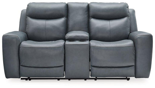 Mindanao Power Reclining Loveseat with Console image