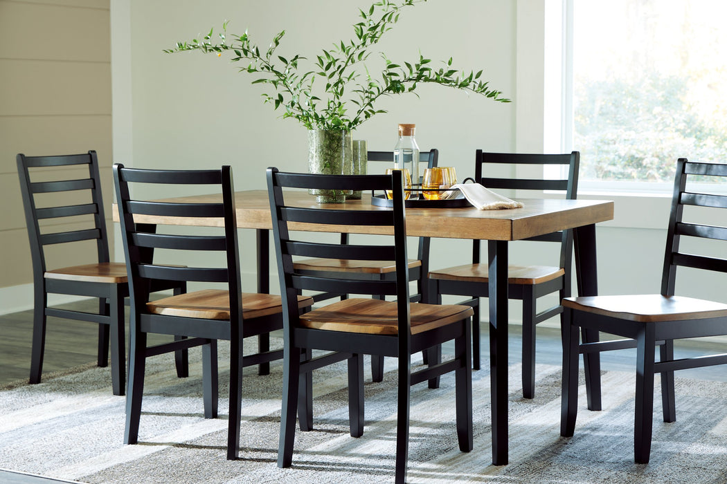 Blondon Dining Table and 6 Chairs (Set of 7)